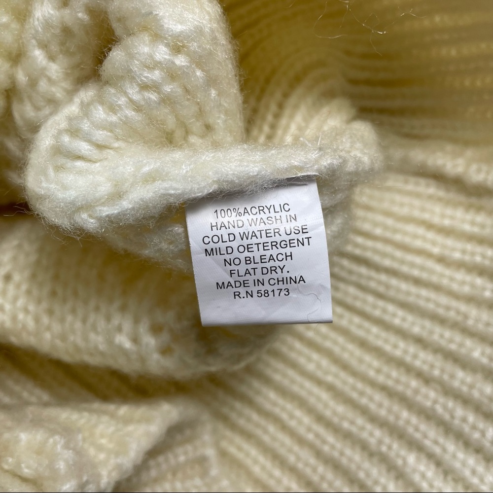 NWT Anthropologie cable knit sweater Size S - Picture 5 of 7